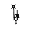 Delight Monitor és TV tartókonzol - dupla karos, teleszkópos - asztallapra rögzíthető - 62 cm, 30" (39684)