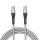 Delight Adatkábel - Type-C - Type-C fehér - 2 m (55435-2)