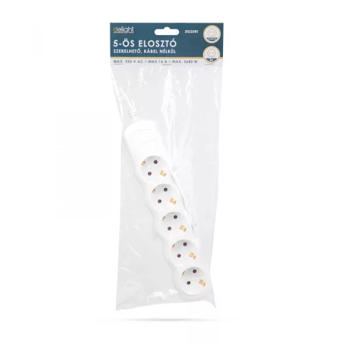 Delight Elosztó 5-ös - szerelhető, kábel nélkül (20225RE)