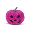 Family Halloween-i RGB LED dekor - habszivacs tök - lila - 11 cm (58162D)