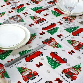   Family Karácsonyi asztalterítő - flannel - 132 x 178 cm (58652B)