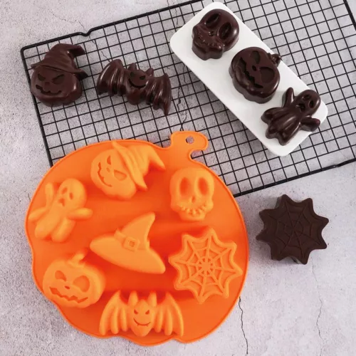 Szilikon sütőforma - halloween-i - 25,6 x 25 x 3,5 cm (58163)