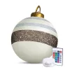 Family Felfújható RGB LED-es óriás karácsonyi gömb - 60 cm (58740A)