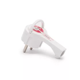   Delight Lengő dugó 250V~50Hz / 16A fehér 90°-os (05950WH)