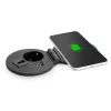 Delight Rejtett, beépíthető konnektor + USB + Type-C + Vezeték nélküli töltő (20462BK)