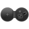 Delight Rejtett, beépíthető konnektor + USB + Type-C + Vezeték nélküli töltő (20462BK)