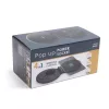 Delight Rejtett, beépíthető konnektor + USB + Type-C + Vezeték nélküli töltő (20462BK)