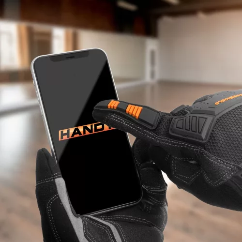 Handy Munkavédelmi kesztyű - XL - PVC betét, érintőképernyős ujjbegy (11140XL)