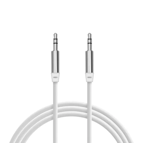 Delight AUX audiókábel -  3,5 mm-es sztereó audio-jackkábel szövet bevonat 4 szín - 1 m (55437)