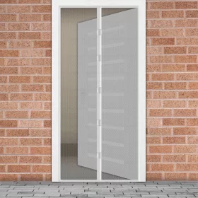   Garden of Eden Szúnyogháló függöny ajtóra mágneses 100 x 210 cm - fehér (11398WH)