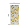 Garden of Eden Szúnyogháló függöny ajtóra mágneses 100 x 210 cm Sárga pillangós (11398L)
