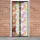Garden of Eden Szúnyogháló függöny ajtóra -mágneses- 100 x 210 cm - színes pillangós (11398K)