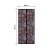 Garden of Eden Szúnyogháló függöny ajtóra mágneses 100 x 210 cm baglyos (11398E)