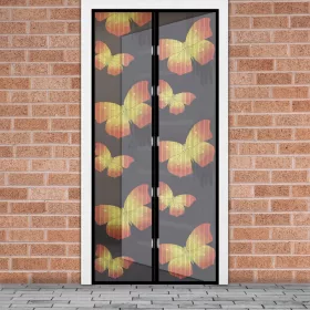   Garden of Eden Szúnyogháló függöny ajtóra mágneses 100 x 210 cm pillangós (11398C)