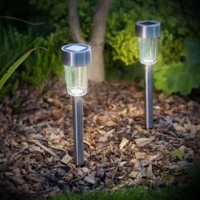   Garden Of Eden LED-es kültéri szolár lámpa 190 x 45 mm fém (11702A)
