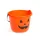 Halloween-i műanyag vödör - tök mintás - 20 x 15 cm (58115)
