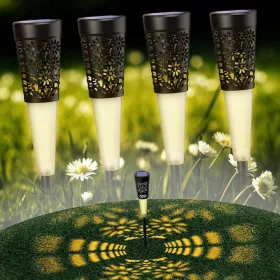   LED szolár lámpa - 5 LED - leszúrható - 600 mAh (DA00274)