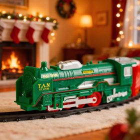   Karácsonyi kisvasút - világít - elemes - 3 féle pálya (DA00350)