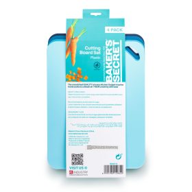   Baker's Secret 4 darabos vágódeszka szett - 38 x 29 cm (DA00986)