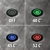 Fűthető USB -s takaró -  150 x 80 cm - 40 - 52°C - szürke (DA01204)