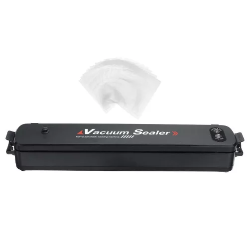 Vákuumfóliázó gép - 34,5 x 6,5 x 4,0 cm - 90 W - fekete (DA00158B)