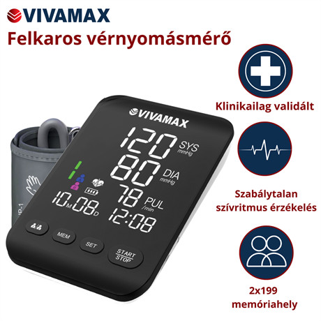 Vivamax U81CH vérnyomásmérő felkaros