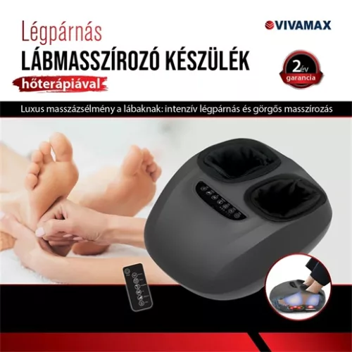 Vivamax FE-5318 lábmasszírozó készülék hőterápiával