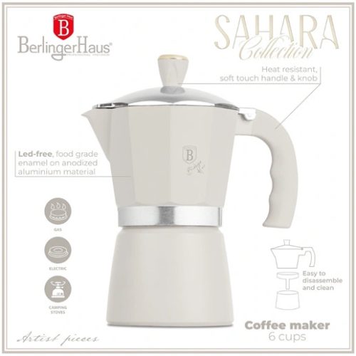 Berlinger Haus BH/8572N kotyogós kávéfőző, 6 személyes