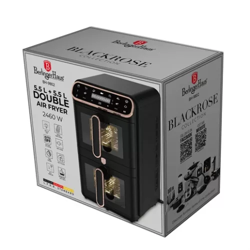 Berlinger Haus BH/9802 forrólevegős sütő dupla 5,5 + 5,5 l