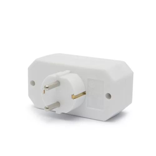 Delight 1 + 2-es fali elosztó 250 V • 16 A (05682)