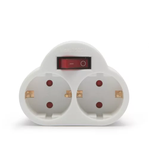 Delight 2 -es fali elosztó kapcsolóval 250 V • 16 A (05684)