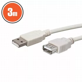Nexus USB hosszabbító A aljzat - A dugó 3,0 m (20167)