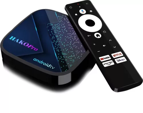 Hako PRO 4/64GB android 11 tv box google certfied netflix 4k hbo max disney+