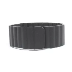   Mybandz 22SKU5003 mágneses loop bőróraszíj /szürke/ 22mm