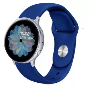   Mybandz 22SKU6115 szilikon óraszíj gömb csattal /sötét kék/ / 22mm