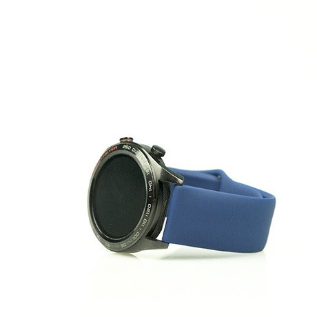 Mybandz 22SKU6115 szilikon óraszíj gömb csattal /sötét kék/ / 22mm