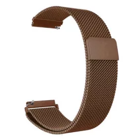   Mybandz 22SKU1649 milánói fém óraszíj /kávébarna/ 22mm