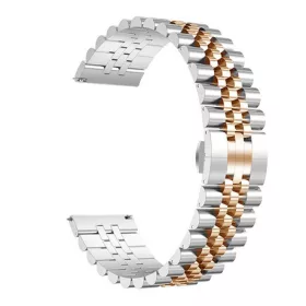   Mybandz 20SKU2604 steelo fém óraszíj / ezüst-rosegold / 20mm