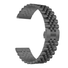 Mybandz 22SKU2600 steelo fém óraszíj / fekete/ 22mm