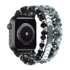 Mybandz 56700 apple watch gyöngyös fém óraszíj-fekete /40/41 és 42 mm