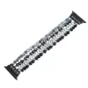 Mybandz 56700 apple watch gyöngyös fém óraszíj-fekete /40/41 és 42 mm