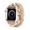 Mybandz 56701 apple watch gyöngyös fém óraszíj-rosegold /40/41 és 42 mm