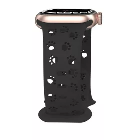   Mybandz 85320 apple watch paw szilikon óraszíj/fekete/40/41/42mm