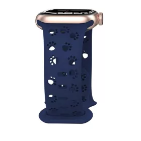   Mybandz 85321 apple watch paw szilikon óraszíj/mélykék/40/41/42mm