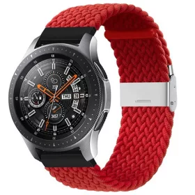   Mybandz 29061 állítható fonott szövet óraszíj /piros/ 20mm