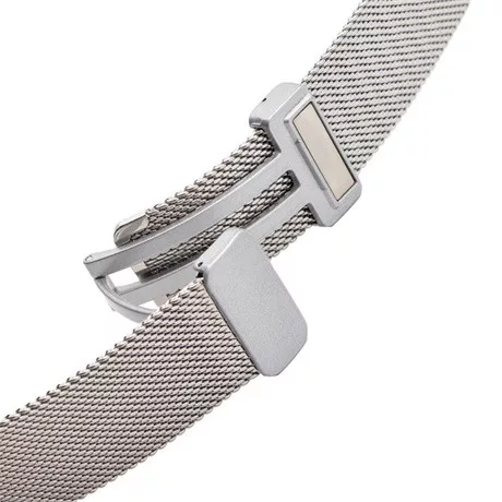 Mybandz 63270 csatos milánói fém óraszíj-samsung galaxy watch 5-6-7/ezüst/20mm
