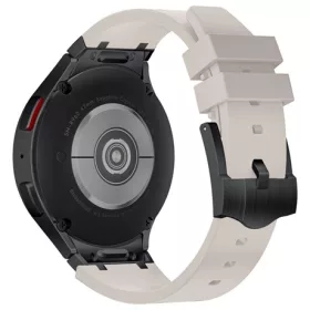   Mybandz 53274 element szilikon óraszíj-samsung galaxy watch 5-6-7/bézs-fekete/20mm