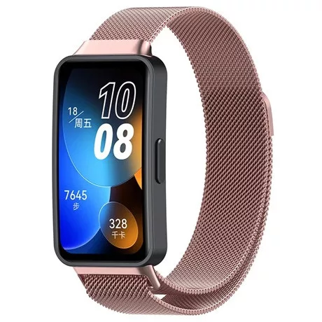 Mybandz 23502 huawei band 8-milánói mágneses fém óraszíj/pink-arany
