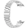 Mybandz 30136 klasszikus fém óraszíj-ezüst(xiaomi smart band 8 pro/xiaomi redmi watch 4)