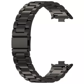   Mybandz 30137 klasszikus fém óraszíj-fekete(xiaomi smart band 8 pro/xiaomi redmi watch 4)